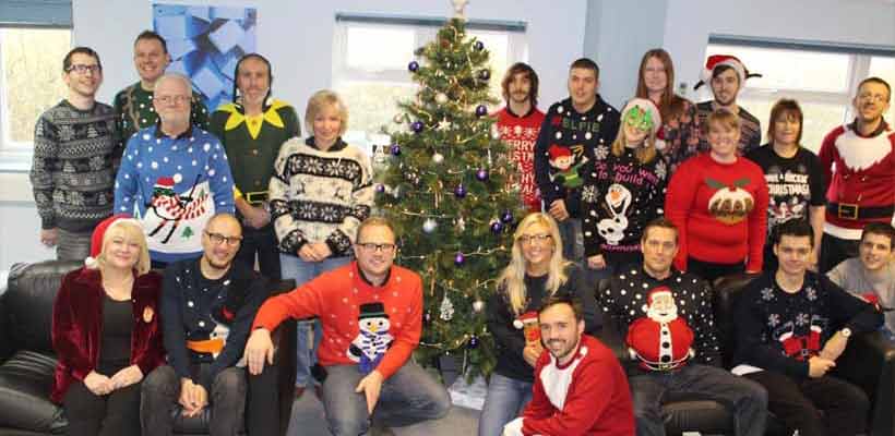 GWP staff Christmas jumpers
