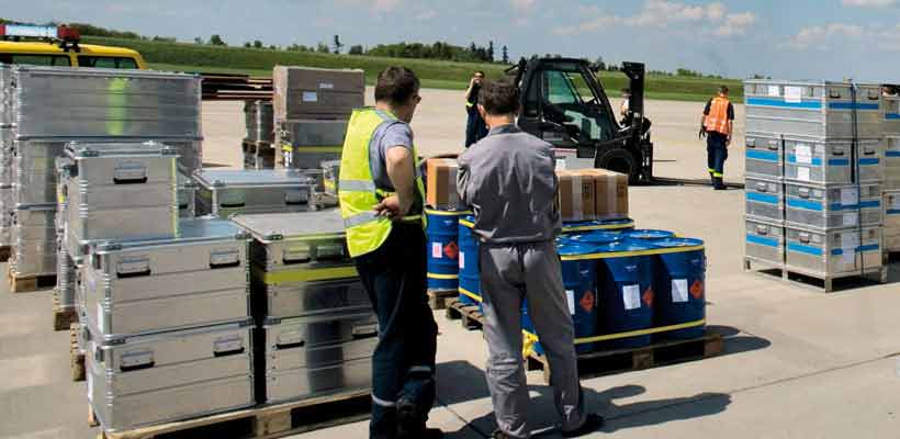 Aluminium shipping cases