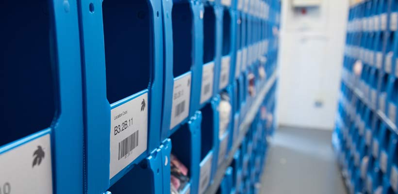 Corrugated plastic bins