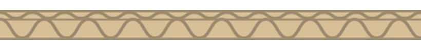 EB flute corrugated cardboard