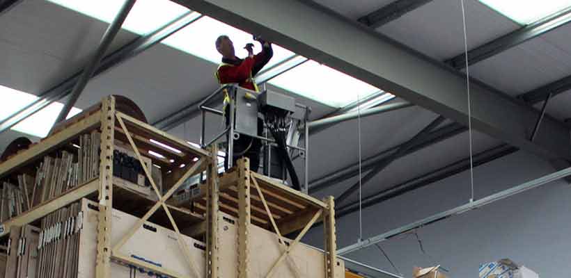 LED light installation