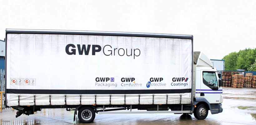 packaging-logistics-cost GWP Group lorry delivering packaging to customers