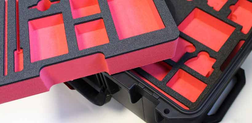 Protective case plastazote inserts
