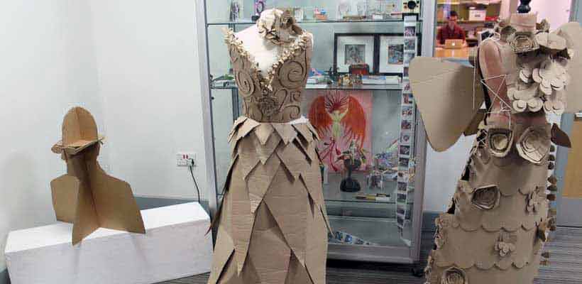 Swindon college art students