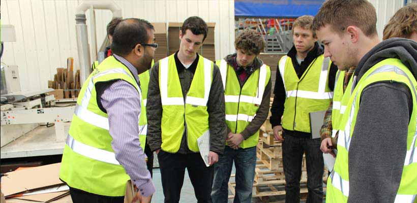 Swindon College factory visit