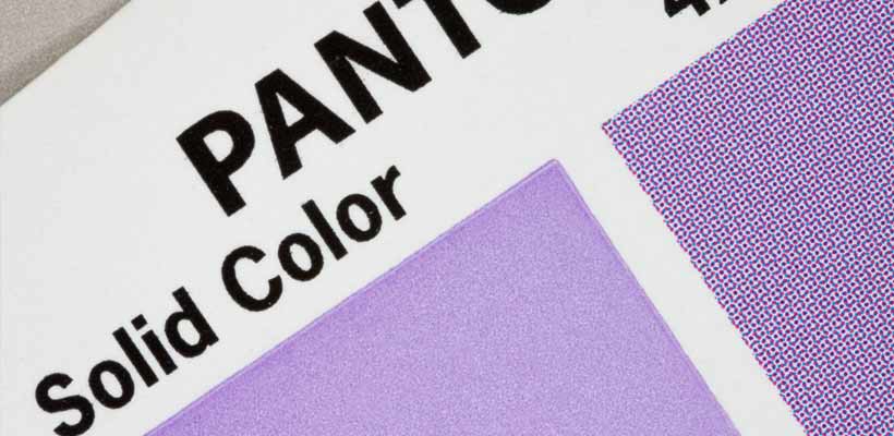 A pantone swatch