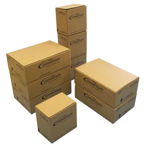 Printed transit packaging