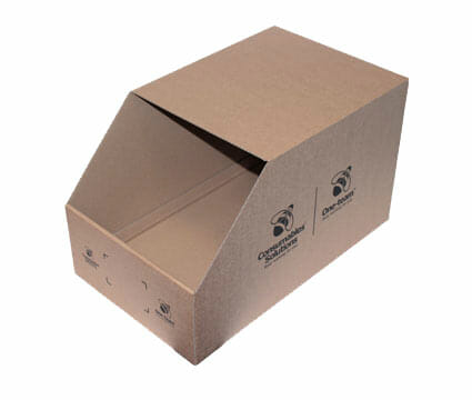 Cardboard picking bins