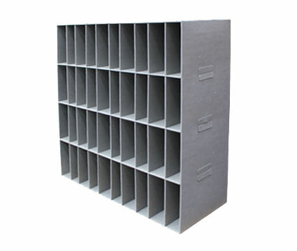 Plastic pigeon holes
