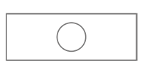Circular hanging tab