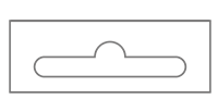 Euro hook hanging tab