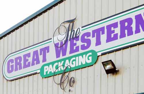 The outside of the old Great Western Packaging Co factory