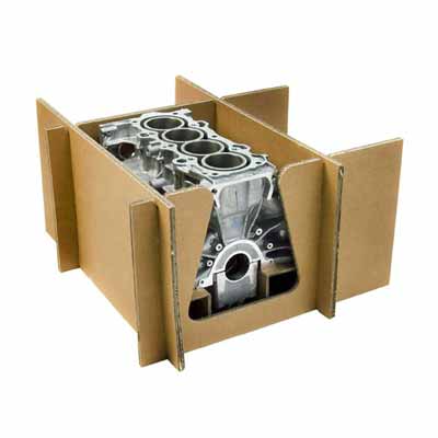 Cardboard packaging inserts coated with Anti abrasion coating