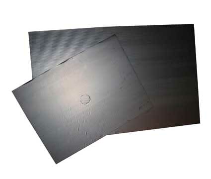 Conductive correx layer pads