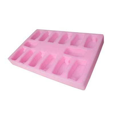 ESD grade Ethafoam with custom profile cut-outs