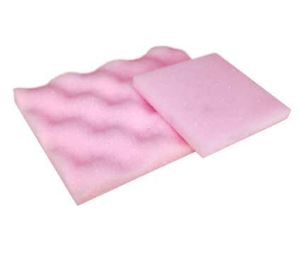 Pink anti static foam