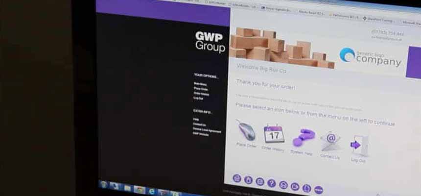 Order packaging online