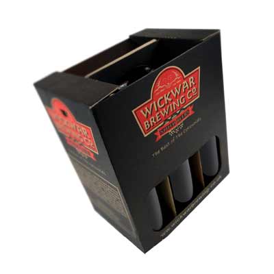 FSC cardboard bottle carrier