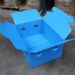 Plastic shipping boxes