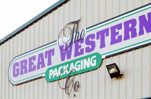The outside of the old Great Western Packaging factory