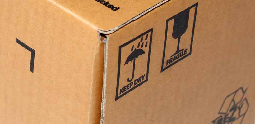 Transit packaging symbols