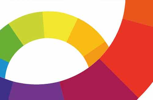 Colour wheel guide