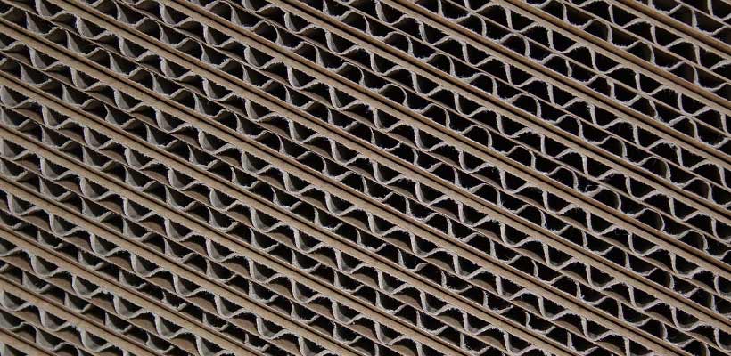 corrugated-cardboard Corrugated cardboard material