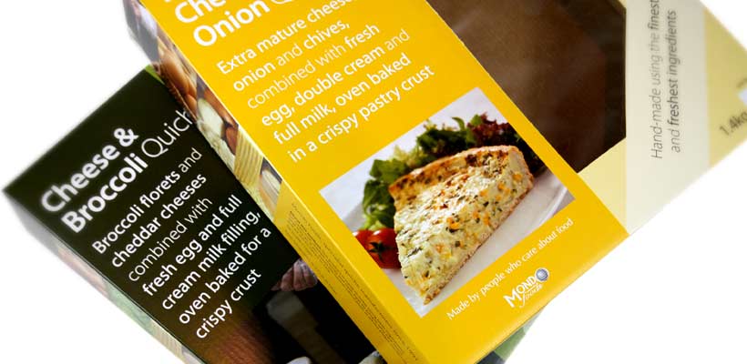 Primary packaging for food products