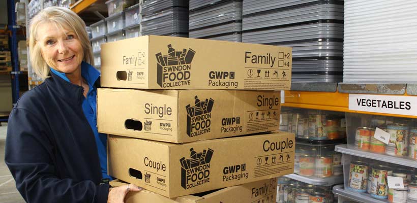 Boxes donated to Swindon Foodbank