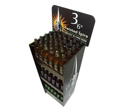 FSC cardboard free standing display unit