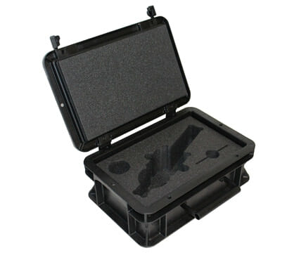 Ecozote recycled plastazote foam inserts inside a case
