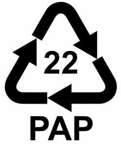 PAP 22 paper symbol
