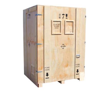 Large wooden storage containers