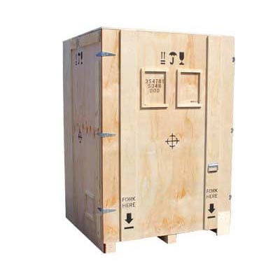 Large wooden storage containers