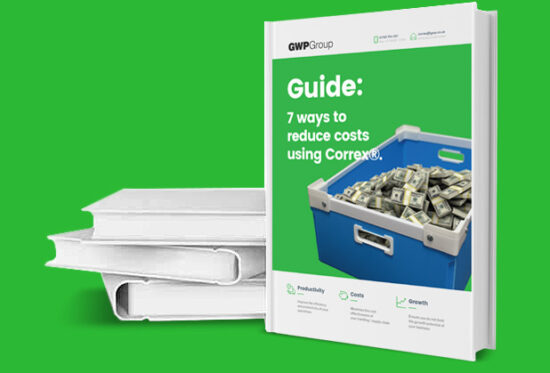 A printed guide on how to reduce costs using Correx