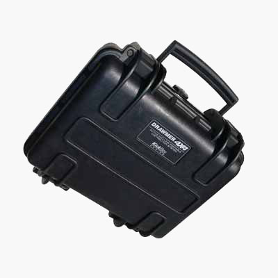 An Explorer case with a custom label