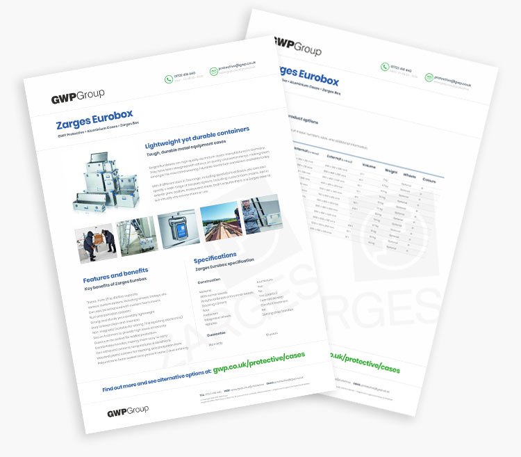 Zarges Eurobox datasheet