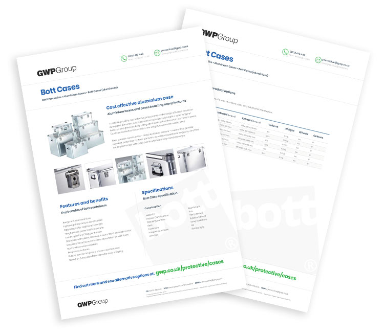 Bott case datasheet.