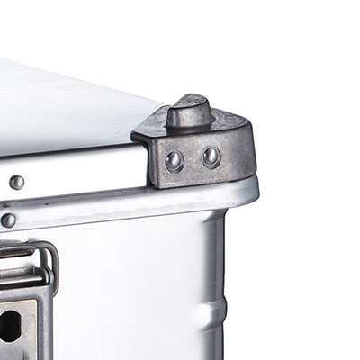 Bott case stacking corner feature.