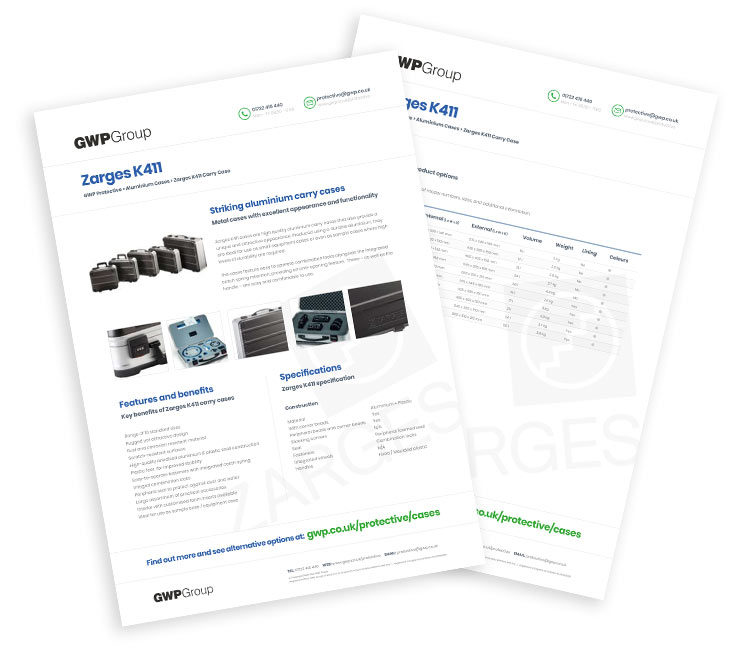 Zarges K411 datasheet.