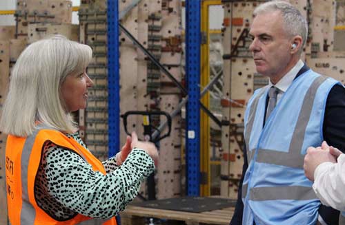 Bank of England Bank of England governor Ben Broadbent at GWP Packaging.