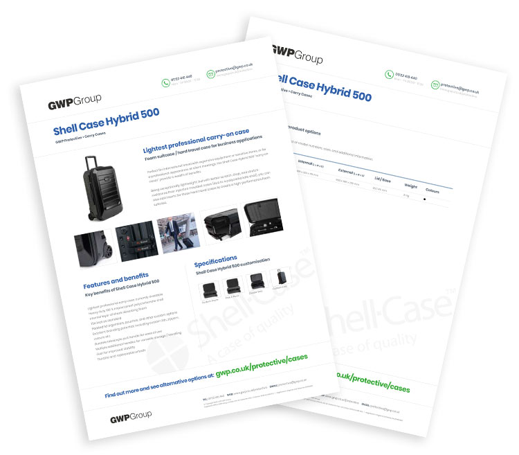 Shell Case Hybrid 500 datasheet