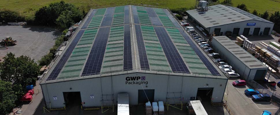 Solar panels at GWP