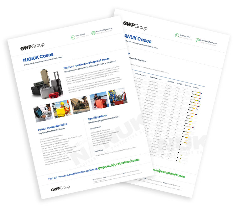 Nanuk case datasheet Nanuk case datasheet