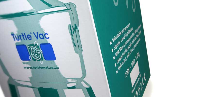 Packaging fonts A printed packaging box
