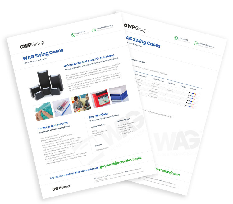 WAG Swing case datasheet